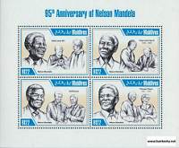 *Známky Maldivy 2013 Nelson Mandela ner. hárček MNH - Kliknutím na obrázok zatvorte -